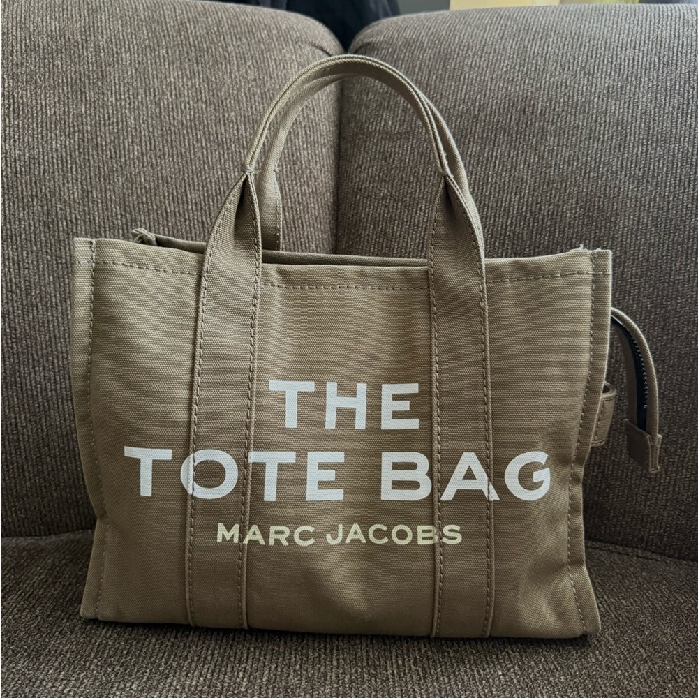 Marc Jacobs Brown Canvas Tote Bag